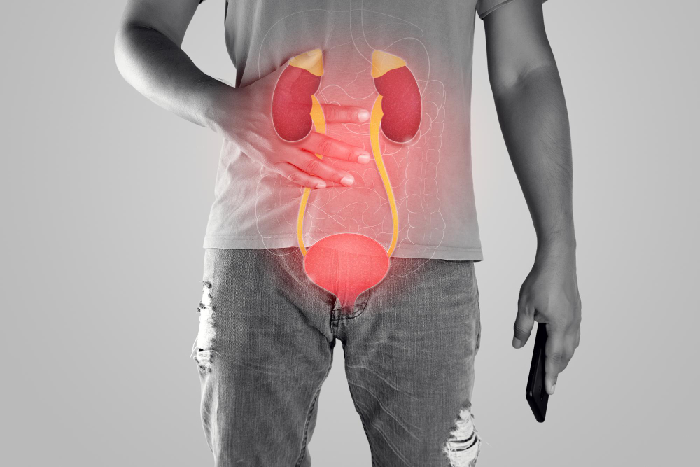 Doctor consulting UTI patient NYC